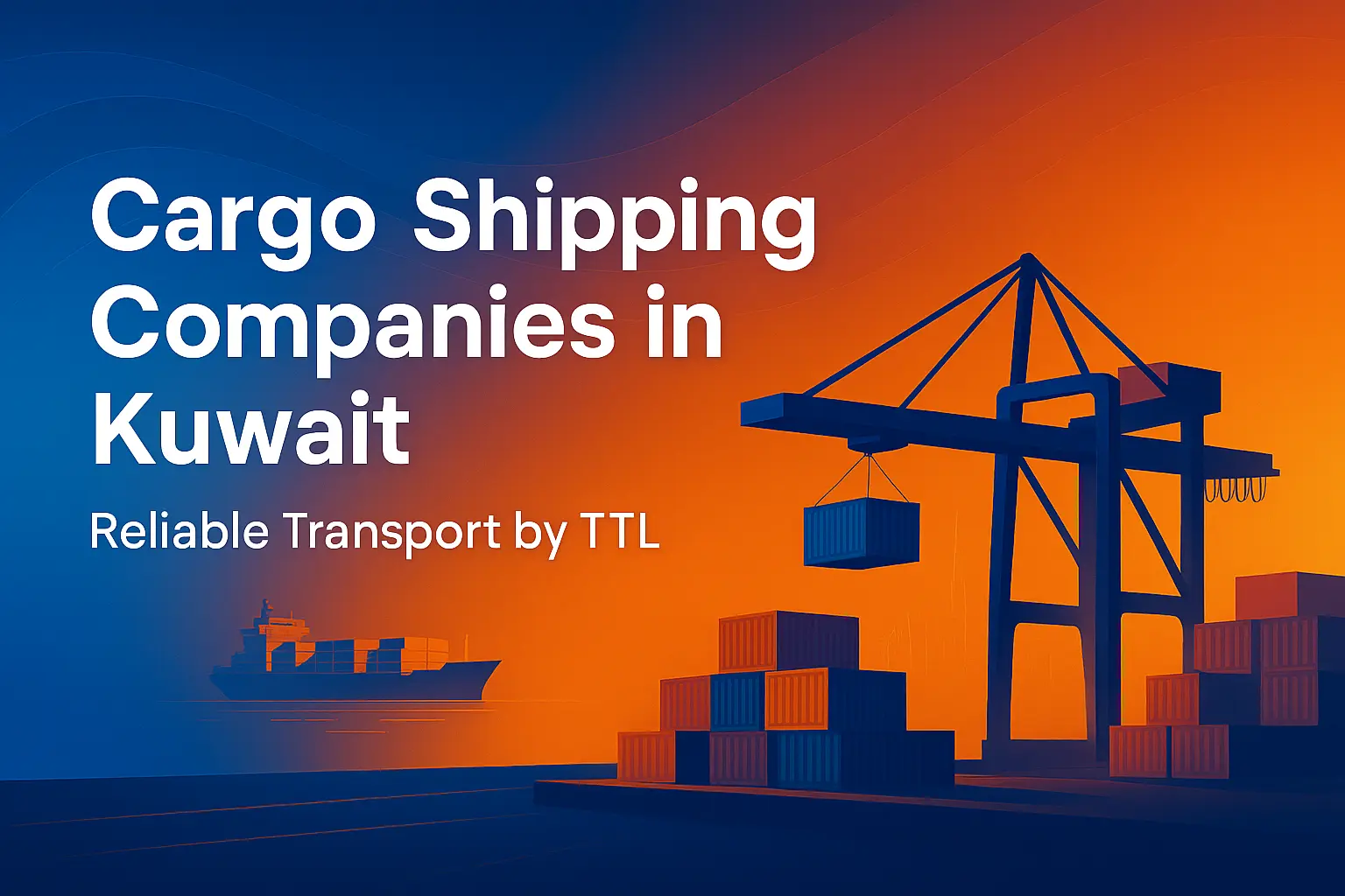 Cargo Shipping Companies in Kuwait – Reliable Transport by TTL بواسطة توب تيرمنال لوجستيك