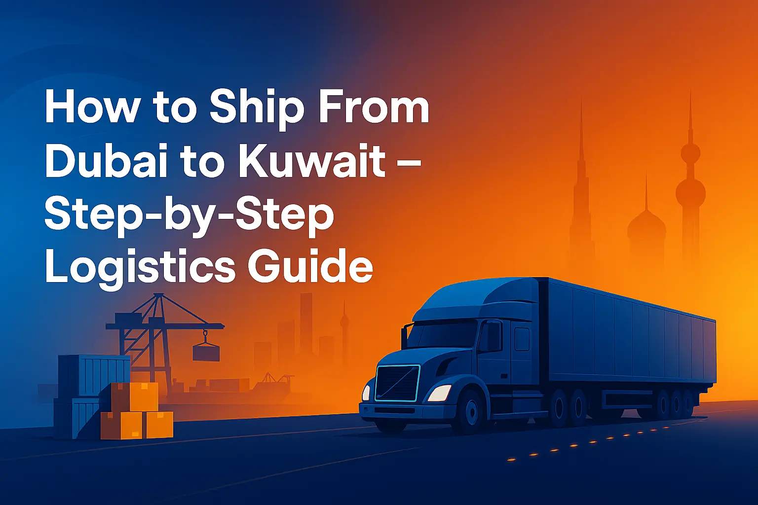 How to Ship From Dubai to Kuwait – Step-by-Step Logistics Guide by Top Terminal Logistics
