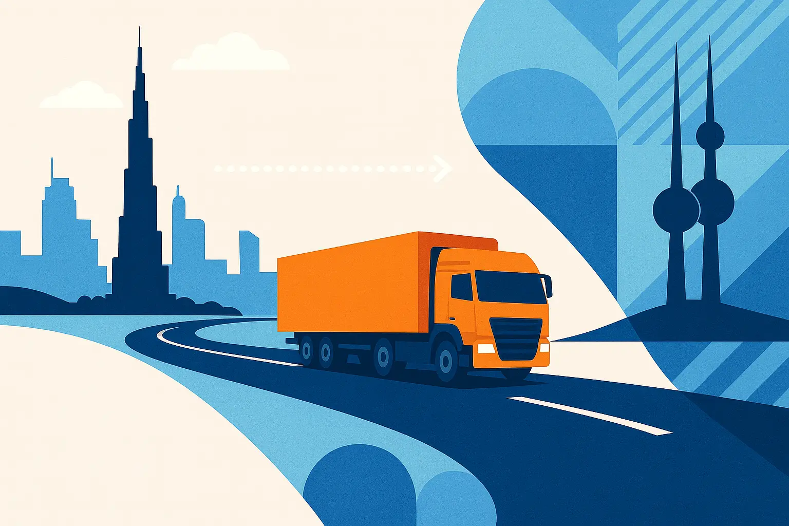 Land Freight Dubai to Kuwait