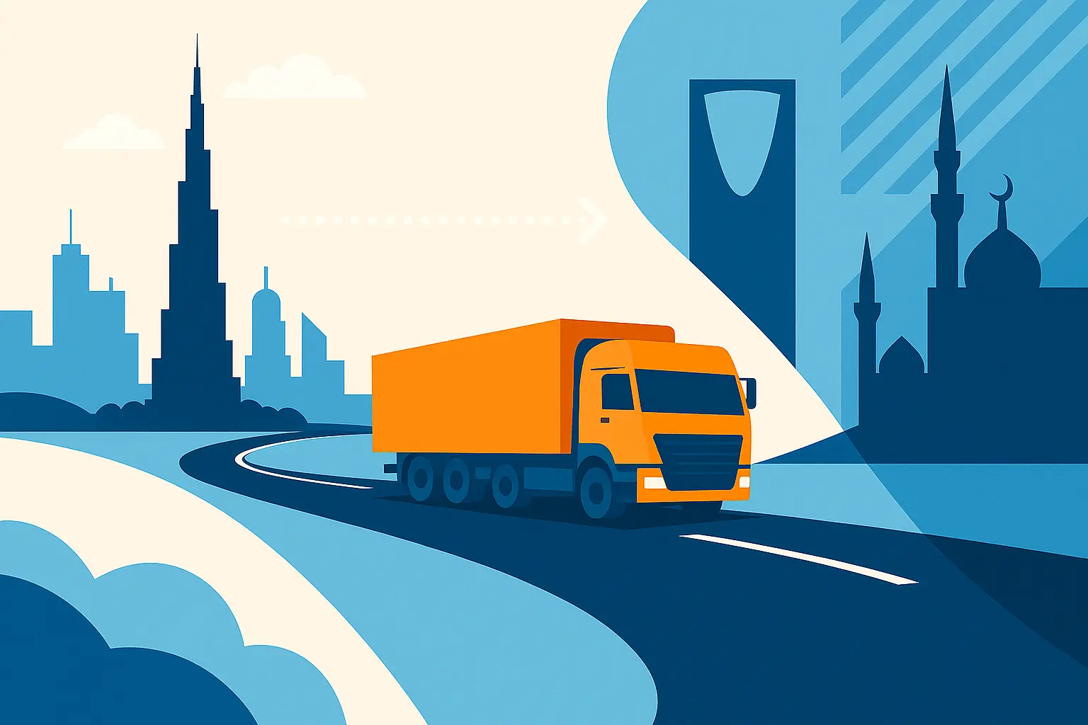 Land Freight from Dubai to Saudi Arabia